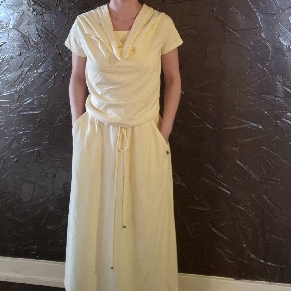Shirt Maxi Butter Yellow Dress O.N.E from a European Brand